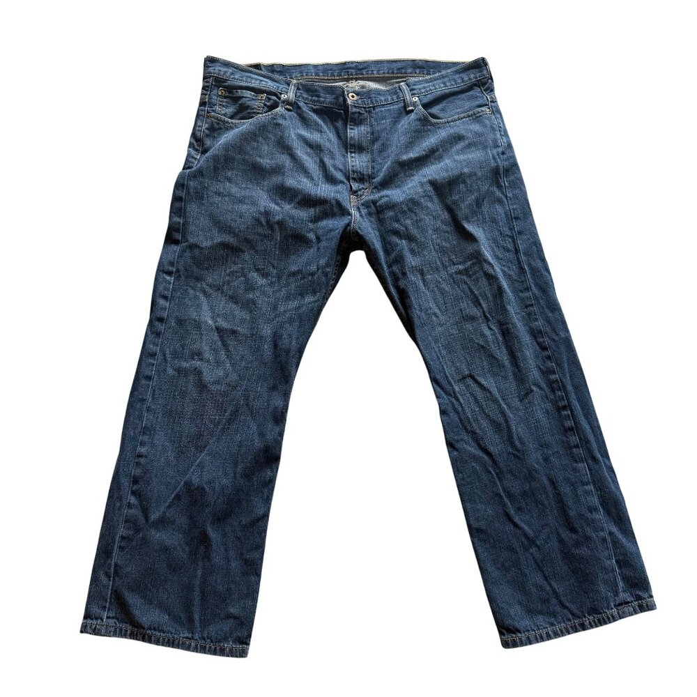 Levis Mens Blue Jeans W42 L30 Cotton Denim Classic Fit